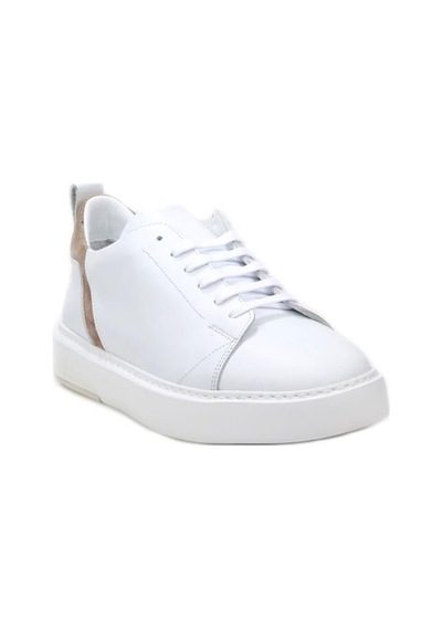 Saılors 25k-141 Hakiki Deri Erkek Sneakers & Spor Ayakkabı Beyaz
