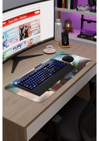 Heizou Genshin Impact Anime Oyuncu V5 - 70x30 Xl Gaming Mouse Pad Fare Altlığı