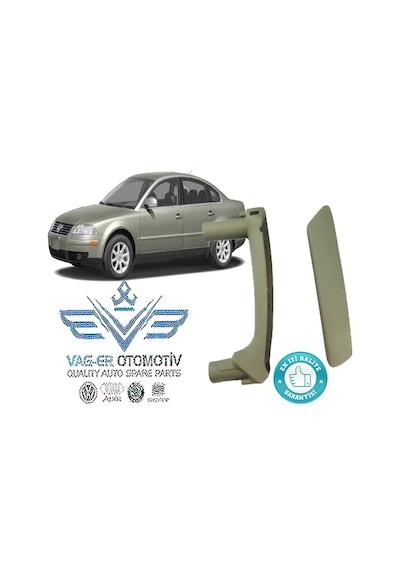 PASSAT B5.5 2001-2005 ARKA SOL KAPI İÇ ÇEKME KOLU TUTAMAK GRİ