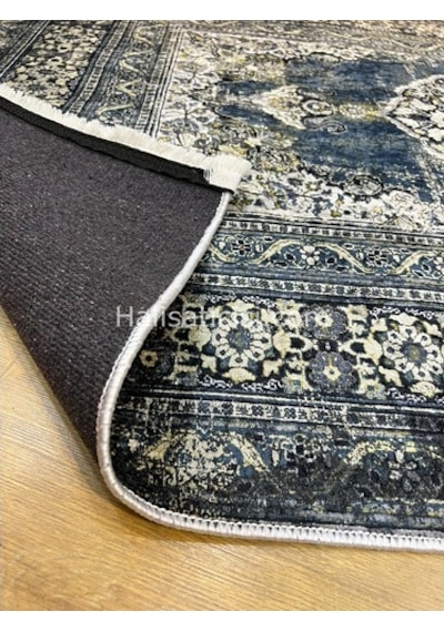 Salerno Çamaşır Makinesinde Yıkanabilir Kilim Halı Hs1031 Çok Renkli