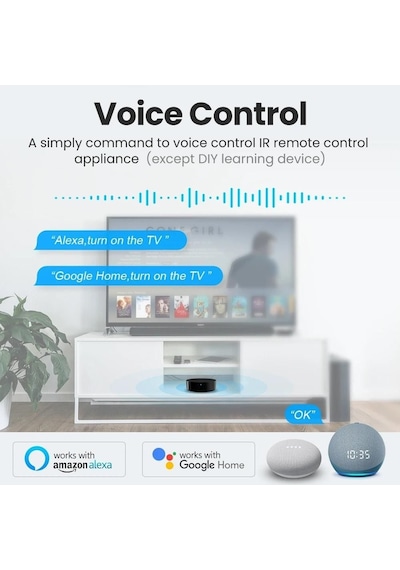 Tuya Klima Tv ve Tv Box Wifi Destekli Uzaktan Kumanda