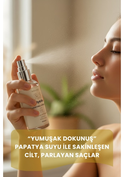 Papatya Suyu 100 Ml Yatıştırıcı Cilt & Aydınlatıcı Saç Toniği Hidrosol
