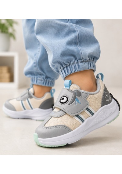 Cool Orion İlk Adım Bebek Ortopedik Çocuk Spor Ayakkabı Gri