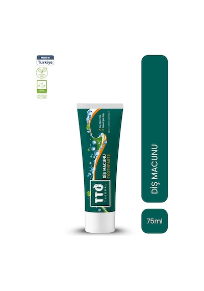 Tto Florürsüz Çay Ağacı Yağlı Diş Macunu 75 ML