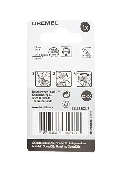 Sc402 Ez Speedclic Mandren, 3,2 Mm