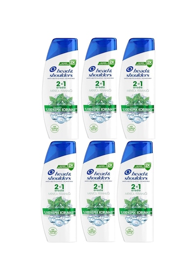 Head & Shoulders 330 Ml Şampuan 2-1 Mentol Ferahlığı X 6 Adet