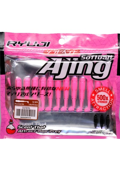 Ryuji Rock Tail 4cm Kokulu Silikon Yem 12 Adet