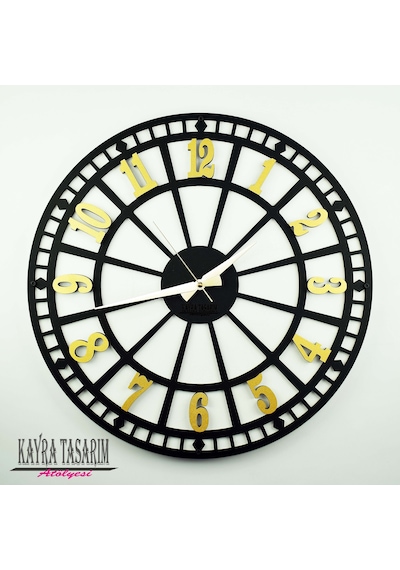 KAYRA TASARIM ATÖLYESİ AHŞAP RUSTİK LATİN GOLD(70X70cm) Diğer