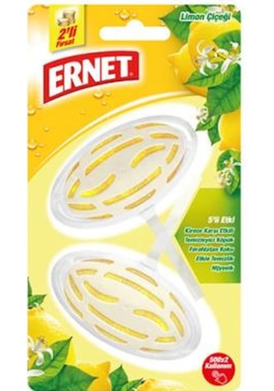 Ernet Klozet Blok Limon Çiçeği 2 x 40 G
