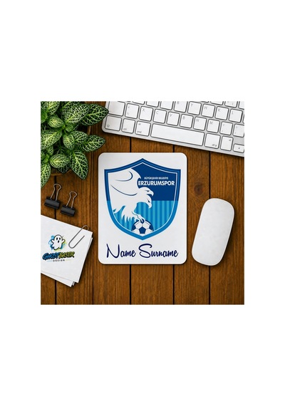 Kişiye Özel Erzurumspor Baskılı Oyuncu Mousepad 0151