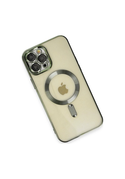 Apple iPhone  Uyumlu  12 Pro Max Kılıf Kross Magneticsafe Kapak - Koyu Yeşil