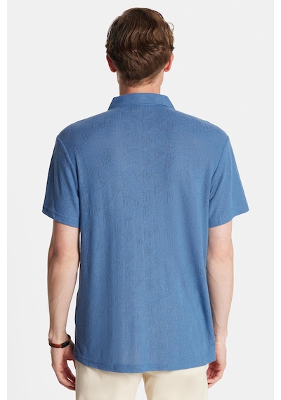 Tudors Erkek Slim Fit Dar Kesim Viskon Fermuarlı Polo Yaka Mavi Tişört-34355 Mavi Tudors Erkek Slim Fit Dar Kesim Viskon Fermuarlı Polo Yaka Mavi Tişört-34355 Mavi