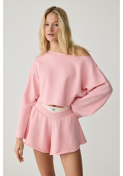 Urban Beat Luana Kadın Şeker Pembesi Sweatshirt Şeker Pembe