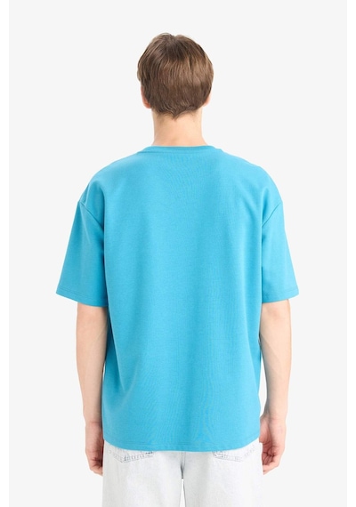 Defacto Oversize Geniş Kalıp Ütü Gerektirmeyen Bisiklet Yaka Kısa Kollu Basic Düz Ağır Kumaş Tişört X3926az25spbe833 Mavi Defacto Oversize Geniş Kalıp Ütü Gerektirmeyen Bisiklet Yaka Kısa Kollu Basic Düz Ağır Kumaş Tişört X3926az25spbe833 Mavi
