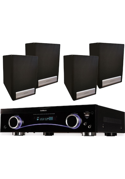 4 Adet Hoparlör Anfi Av-313 Set Ev Sinema Sistemi-132361