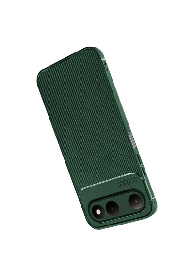 Tecno Spark 50 5g Uyumlu Auto Focus Karbon Kapak - Yeşil Çok Renkli