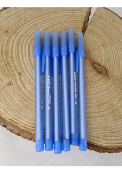 Bic Round Stic Tükenmez Kalem 6 Lı Mavi