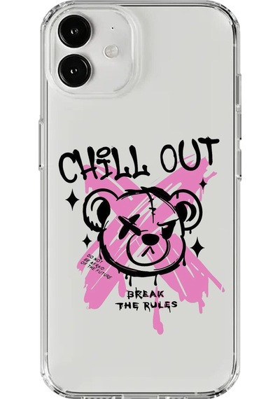 Apple Uyumlu iPhone 12 Mini Şeffaf Kılıf Graffiti 6 Tasarımlı