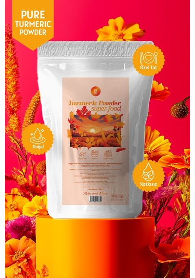 Doğal Zerdeçal Tozu - Superfood Turmeric Powder, 100 G