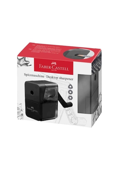 Faber Castell Basic Masa Üstü Kalemtraş - Siyah