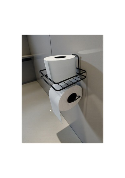 Buççin Online Mağaza Yapışkanlı Metal Yedekli Wc Kağıtlık Tuvaler Kağıtlığı Havuluk Banyo Wc Düzenleyici Yedek Hazneli Me Çok Renkli