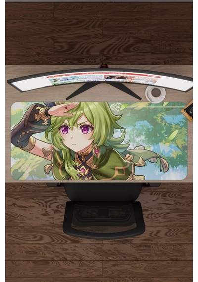 Collei Genshin Impact Anime Gacha V1 - 90x40 Xxl Gaming Mouse Pad Fare Altlığı