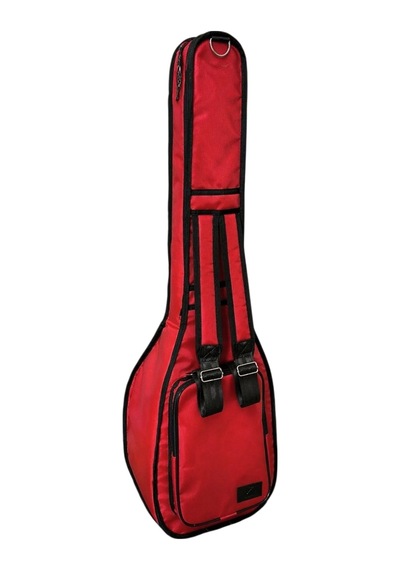 Bağlama Çantası 1900 Denye Kırmızı Su Geçirmez Pedli Soft Case Uzun Sap Saz Kılıfı