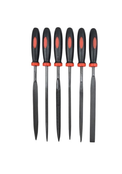 6 Parça Mini Eğe Seti - 16cm İnce İşçilik Saatçi Eğe Ve Törpü Seti