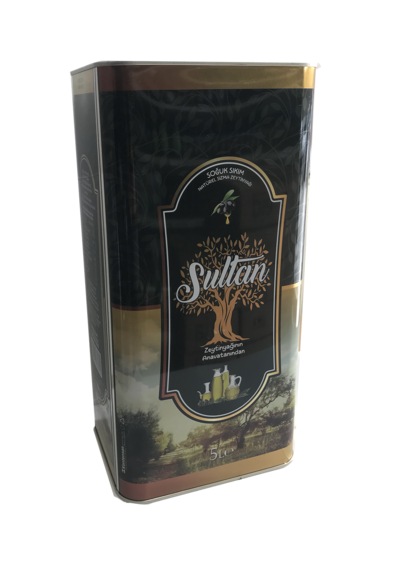 Sultan Zeytinyağ Soguk Sıkım Natürel Sızma Zeytinyağı Teneke 5 L