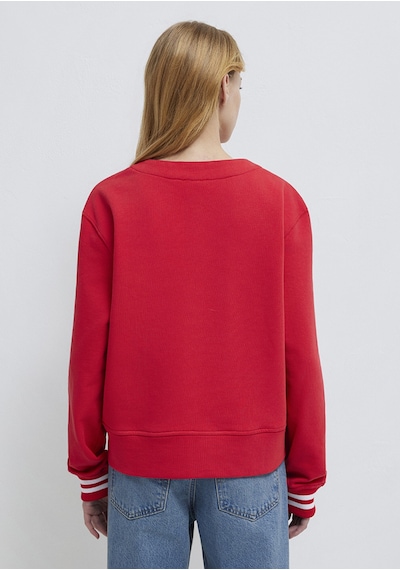 Mavi - Mavi Baskılı Kırmızı Sweatshirt 1s10511-70477 Kırmızı