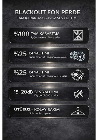 Kiremit Rengi Blackout Işık Geçirmez Kornişli Karartma Saten Perde Lüks Fon Perde Kiremit