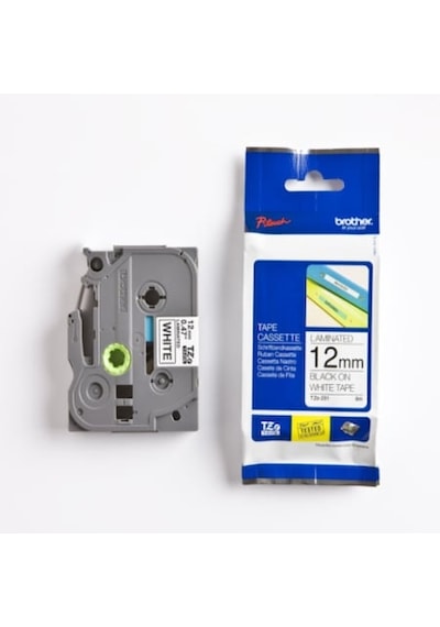 Brother P-Touch Tze-231 Tze-Tape 12Mm Beyaz Etiket