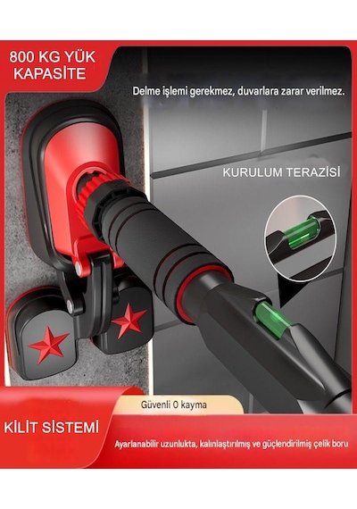 3pod 3 Ayaklı 92-120cm Koridor Kapı Barfiksi Barfix Aleti Çubuğu Çekme Barı Demiri Bar Barfix 3pod 3 Ayaklı 92-120cm Koridor Kapı Barfiksi Barfix Aleti Çubuğu Çekme Barı Demiri Bar Barfix
