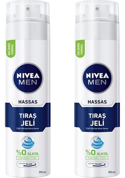 Nivea Men Hassas Tıraş Jeli 2 x 200 ML