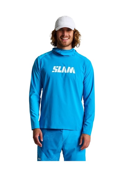 Slam Od Tech Hooded T-shırt W74 Mavi