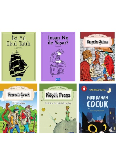 Ortaokul Okuma Seti Mırıldanan Çocuk