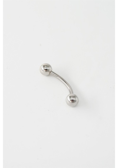 Kadın 316l Anti Alerjenik Topcuklu Piercing Gümüş