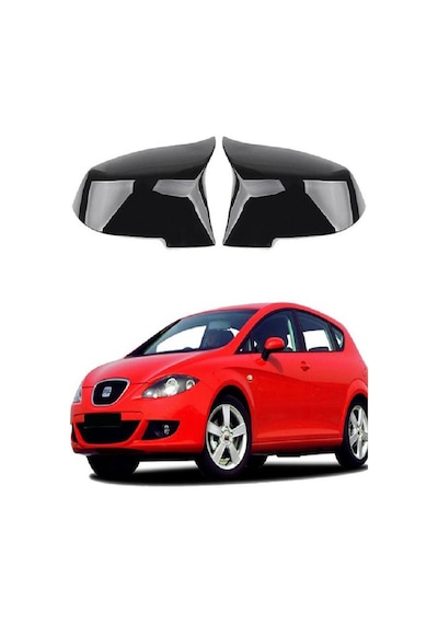 Seat Leon 09-12 Araca Özel Batman Yarasa Ayna Kapağı Pianoblack
