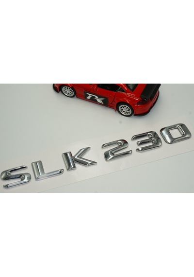 Benz SLK 230 Bagaj Krom Metal 3M 3D Yazı Logo