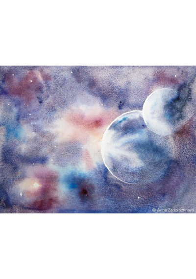 Schmincke - Horadam Aquarell, Süper Granülasyon, 14 971 044 Galaxy Pink, 1/2 Tava, Çok Güçlü Granülasyon Renkle Genel