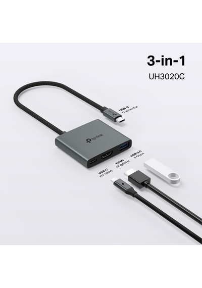 Tp-link Uh3020c Usb Type C Docking Station 3 Port Usb-c + Hdmı + Usb 3.0