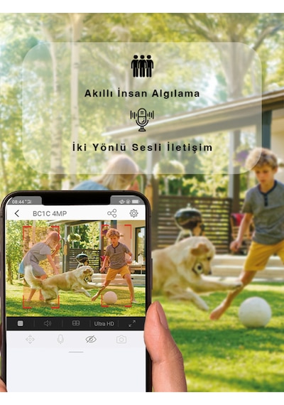 Bc1c Bataryalı Güvenlik Kamerası Wi-fi Destekli, Akıllı Hareket Algılama Fynix Teknoloji