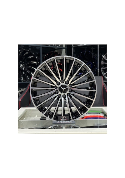 18 İnç 5x112 Mercedes Ön/arka C Ve E Serisi Black Diamond Jant Modeli 4adet