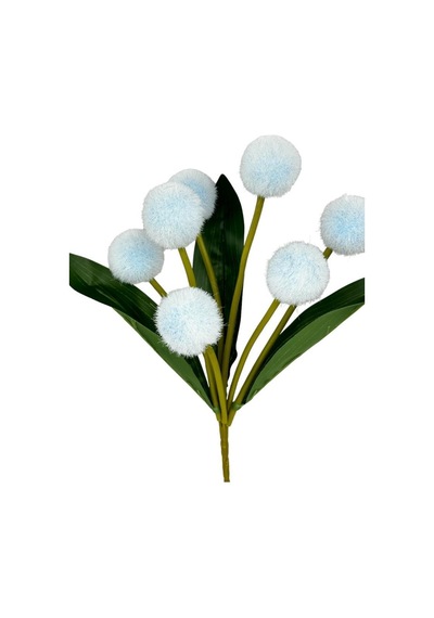 Yapay Çiçek Sarı Pompon Çiçeği Dekoratif Yapay Çiçek 30 20cm