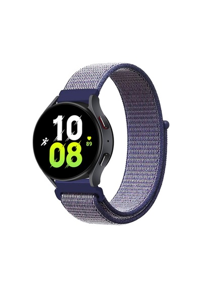 Forzacase Samsung Uyumlu Gear Sport R600 İçin Esnek Hasır Örgü Kordon Kayış - Fc140 Lila