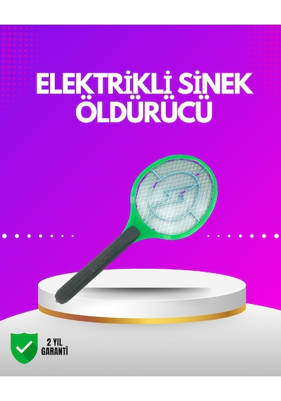 İç Ve Dış Mekan Elektrikli Sinek Öldürücü Hafif Ve Ergonomik Tasarım