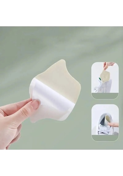 Mucit Home Ortopedik Ayakkabı Vurma Önleyici Topuk Daraltma Kumaş Topuk Koruma Yastığı 1 Çift