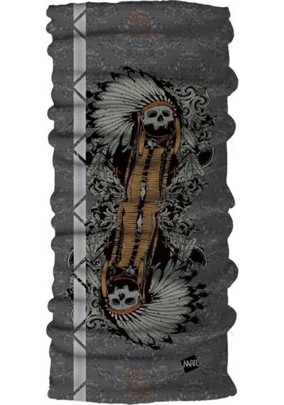 Narr Indian Skull Reflektif Boyunluk Çok Renkli