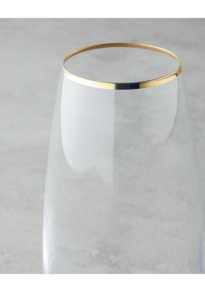 Serenity Kristalin 2'li Bardak 550 Ml Gold Gold