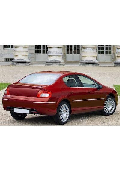 S-Dizayn  Peugeot 407 Krom Cam Çıtası 4 Prç 2004-2010